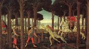 Sandro Botticelli The Story of Nastagio degli Onesti oil on canvas